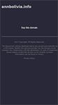 Mobile Screenshot of annbolivia.info